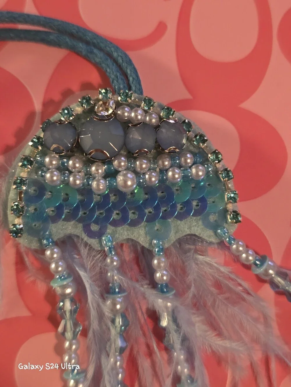 Jellyfish Bag Charm/ Keychain NEW